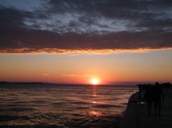 Zadar - západ slnka